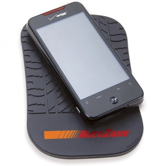 black Promotional Car Cell Phone Holder - Tire Tread