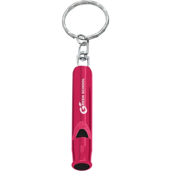 Red Custom Keychain Safety Whistle