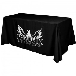 3-Sided Flat Custom Table Covers - 6 ft.