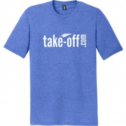 District® Made Perfect Tri Crew Custom T-Shirts - Men's - Colors