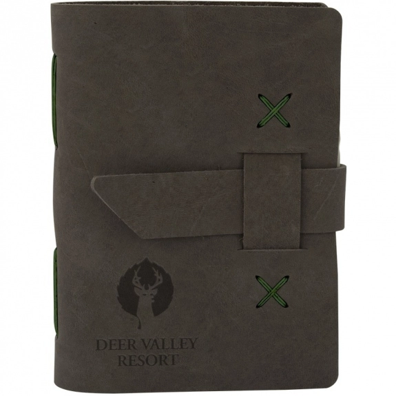 Slate - Traverse Leather Small Custom Journal