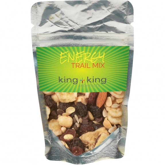 Full Color Healthy Resealable Custom Pouch - Energy Trail Mix