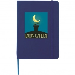 Blue Lined Custom Journal Notebook w/ Elastic Closure