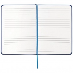 Open - Lined Custom Journal Notebook w/ Elastic Closure