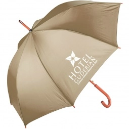 Khaki Peerless The Hotel Custom Umbrella - 48"