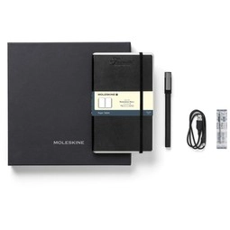 Black - Moleskine Custom Dotted Paper Tablet and Pen Set