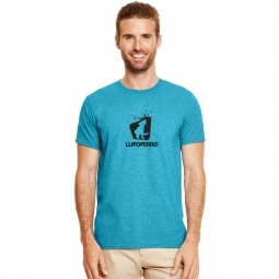 Gildan Softstyle Custom T-Shirt - Men's - Heather Sapphire