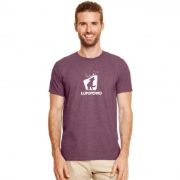 Gildan Softstyle Custom T-Shirt - Men's - Heather Maroon