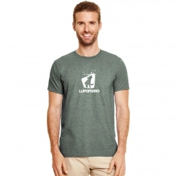 Gildan Softstyle Custom T-Shirt - Men's - Heather Forest Green