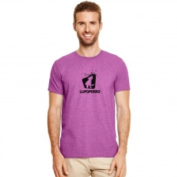 Gildan Softstyle Custom T-Shirt - Men's - Heather Orchid