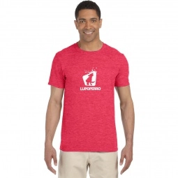 Gildan Softstyle Custom T-Shirt - Men's - Heather Red