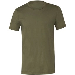 Military green Bella + Canvas&#174; Short-Sleeve Unisex Custom Jersey T-Shi