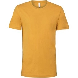 Mustard yellow Bella + Canvas&#174; Short-Sleeve Unisex Custom Jersey T-Shi