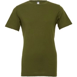 Olive Bella + Canvas&#174; Short-Sleeve Unisex Custom Jersey T-Shirts - Col