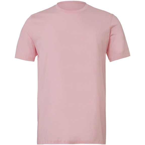 Pink Bella + Canvas&#174; Short-Sleeve Unisex Custom Jersey T-Shirts - Colo