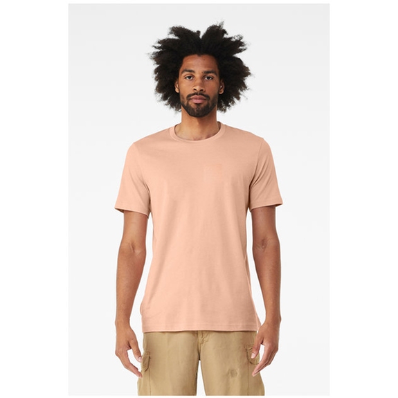 Peach Bella + Canvas&#174; Short-Sleeve Unisex Jersey T-Shirts