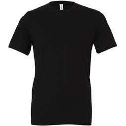 Black Bella + Canvas&#174; Short-Sleeve Unisex Custom Jersey T-Shirts - Col