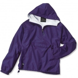 Purple Charles River Classic Solid Logo Pullover