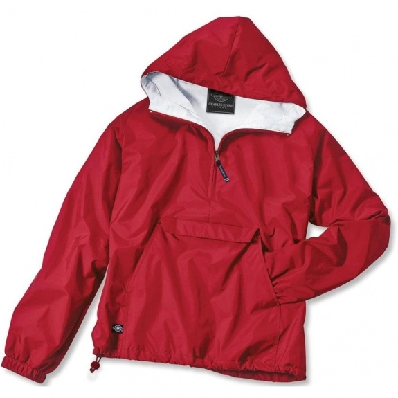 Red Charles River Classic Solid Logo Pullover