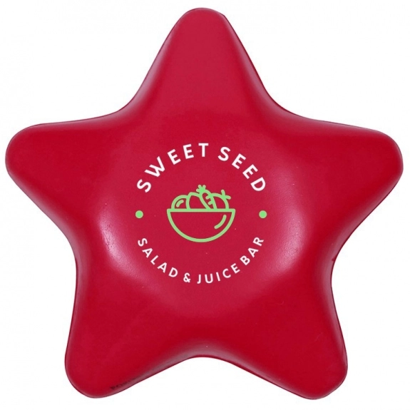 Red Star Promotional Stress Balls