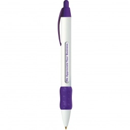 Purple BIC WideBody Clickable Message Custom Pen