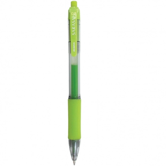 Apple Green Zebra Sarasa Retractable Promotional Gel Pen