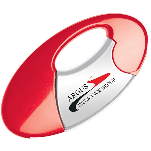 Red Clip-N-Carry Promotional USB Drive - 1GB