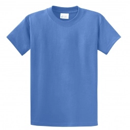 Ultramarine Blue Port & Company Essential Logo T-Shirt - Men's