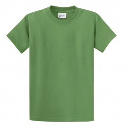 Dill Green Port & Company Essential Logo T-Shirt - Men's