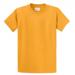 Gold Port & Company Essential Logo T-Shirt - Men's