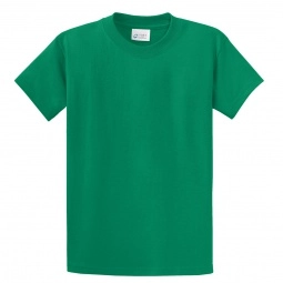 Kelly Green Port & Company Essential Logo T-Shirt - Men's