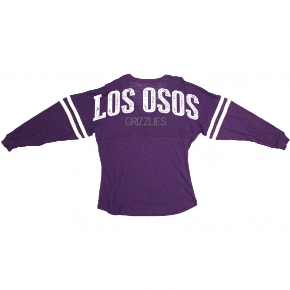 Purple boxercraft Varsitee Slub Custom T-Shirts - Women's