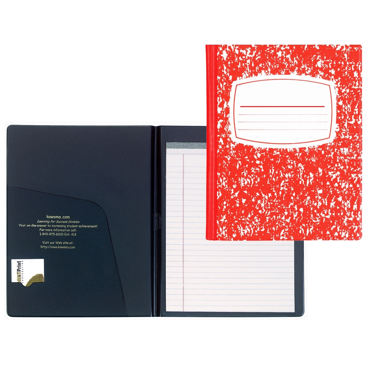 Vinyl Composition Book Style Custom Padfolio Custom Padfolios ePro