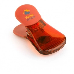 Orange - Transparent Custom Magnet Clip