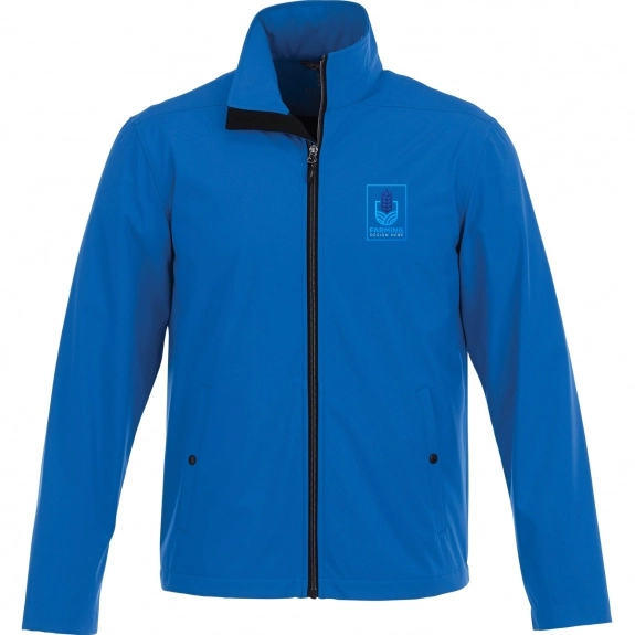 Olympic Blue - Elevate Karmine Softshell Custom Jacket - Men's