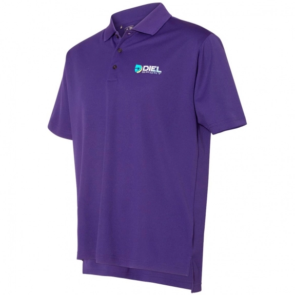 Collegiate Purple Adidas Climalite Basic Sport Custom Polo Shirt