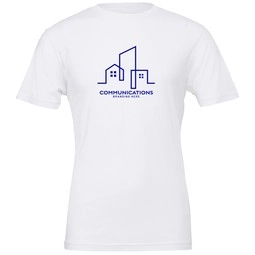 Bella + Canvas® Short-Sleeve Unisex Custom Jersey T-Shirts - White