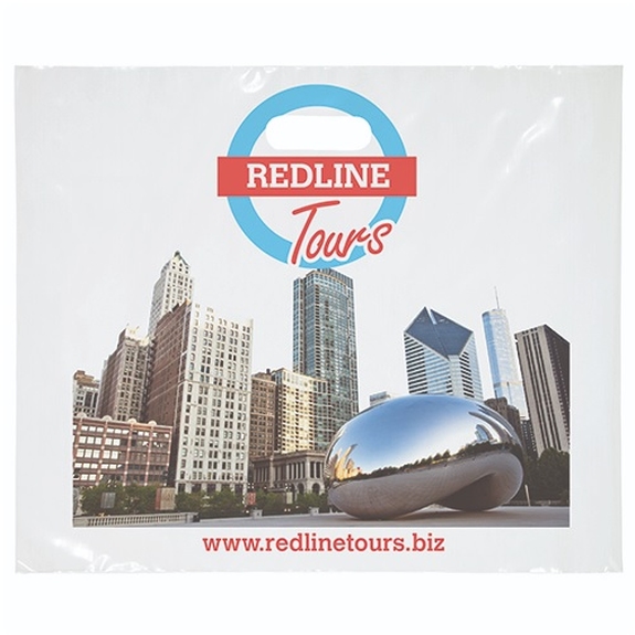 Clear - Digital Full Color Die Cut Promotional Plastic Bag