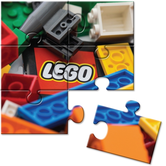Full color Full Color Magnetic Custom Jigsaw Puzzle - 6 pcs.