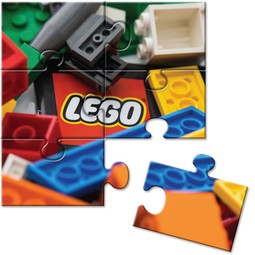 Full Color Magnetic Custom Jigsaw Puzzle - 6 pcs.
