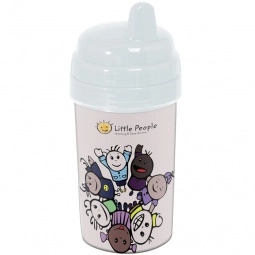 Clear/White Non-Spill Baby Custom Sippy Cup - 10 oz.