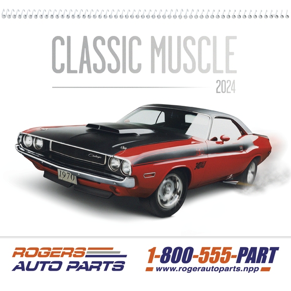 Classic Muscle Cars - 12 Month Appointment Custom Calendar