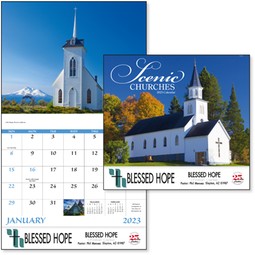 Scenic Country Churches - 13 Month Appointment Custom Calendar