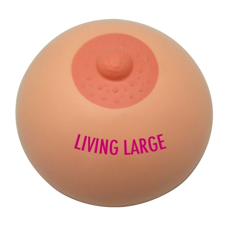 Breast Shaped Custom Stress Ball Promotional Stress Reliever Eprom