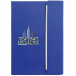 Lined Custom Journals w/ Magnetic Closure - 5.88"w x 8.25"h