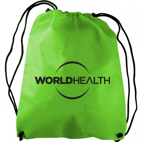 Drawstring Backpack Gift Set w/ Custom Water Bottle ePromos