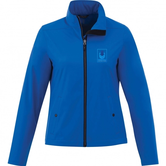 Olympic Blue - Elevate Karmine Softshell Custom Jacket - Women's