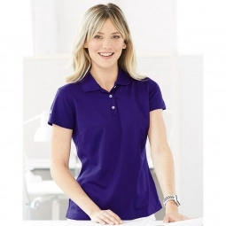 Collegiate Purple Adidas Climalite Basic Sport Custom Polo Shirt - Women's