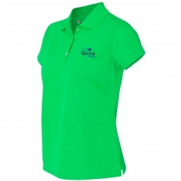 Solar Lime Adidas Climalite Basic Sport Custom Polo Shirt - Women's