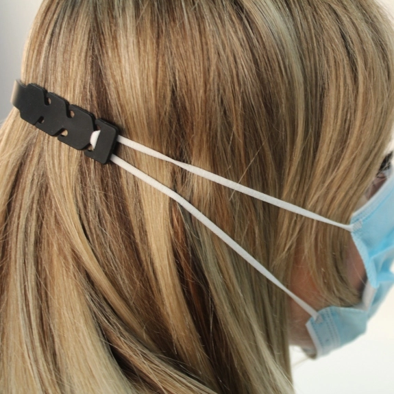 In Use Ear Saver Custom Face Mask Holder